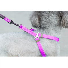 Pet Dog Collar + Harness + Leash Three Sets, L, Harness Chest Size: 57-90cm, Collar Neck Size: 40-64cm, Pet Weight: 35kg Below, Harness Chest Size: 57-90cm, Collar Neck Size: 40-64cm