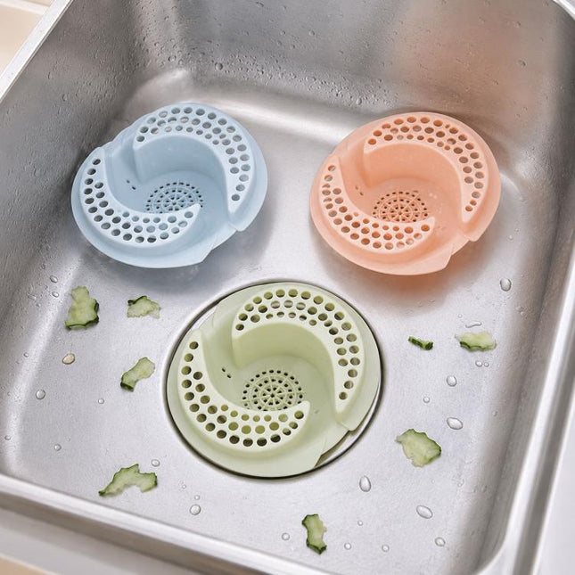 3 PCS Anti Clogging Kitchen Sink Strainer Stopper Filter Drainers Drain Cover Floor Waste Stopper Drain, Size: 11 x 3.9cm,  Random Color Delivery, Waste Stopper Drain
