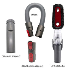 XD998 4 in 1 Handheld Tool Bendable Anti-static Suction Head Kits D931 D928 D918 D907 for Dyson V6 / V7 / V8 / V9 / V10 Vacuum Cleaner, XD998