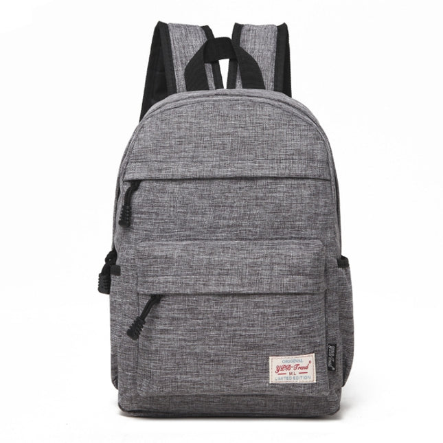 Universeller Multifunktions-Schulterrucksack aus Canvas-Stoff für Laptops mit 13-15 Zoll, Größe: 36 x 25 x 10 cm