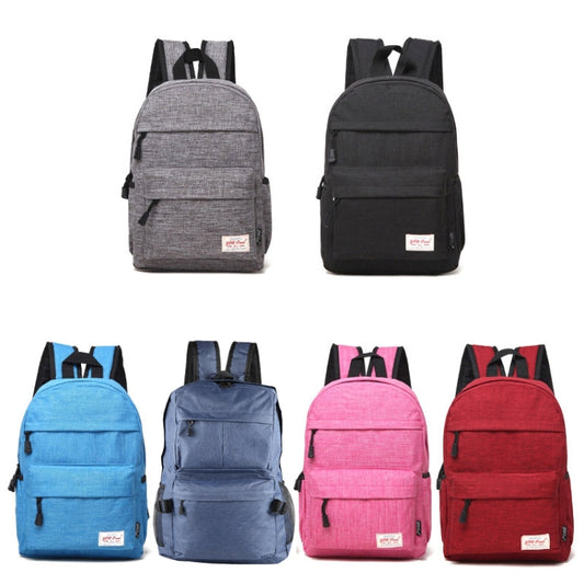 Universal Multi-Function Canvas Cloth Laptop Computer Shoulders Backpack Students Bag for 13-15 inch, Size: 36x25x10cm