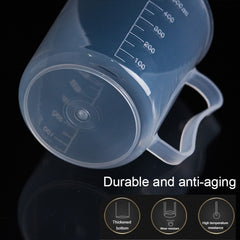 5000ml Food Grade PP Plastic Flask Digital Measuring Cup Cylinder Scale Measure Glass Lab Laboratory Tools, 5000ml