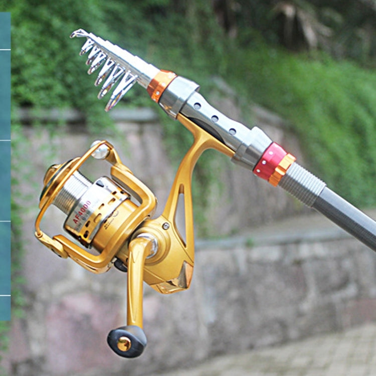2.1m Carbon Pole Travel Portable Fishing Pole,Random Color Delivery, 2.1m