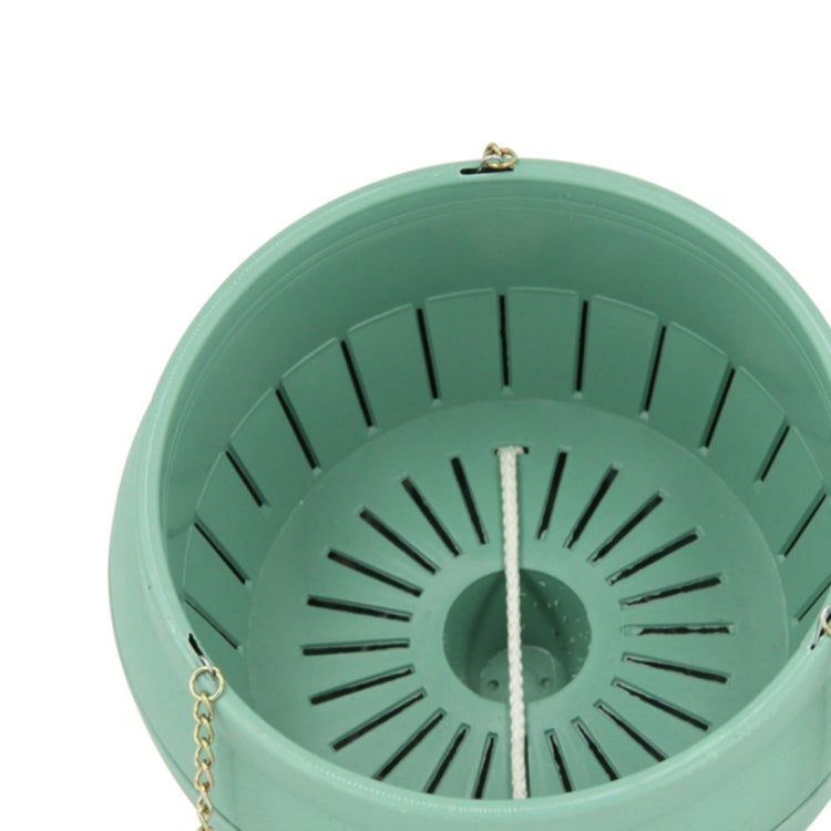 Hanging Plastic Flower Pots Hanging Pots Flower Pot With Hanging Chain,Large Size: 24 x 18cm ,Random Color Delivery