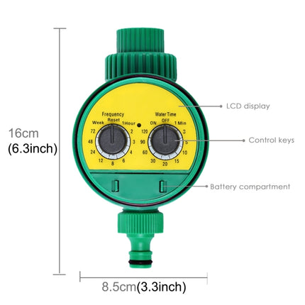 Garden Electronic Water Timer  Digital Solenoid Valve Intelligent Irrigation Sprinkler Controller Digital Water Programs System, Water Timer 1