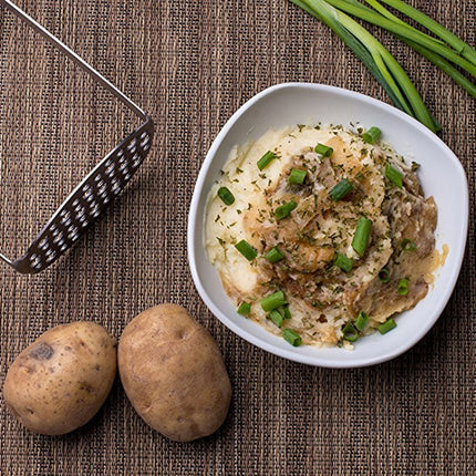 Stainless Steel Manual Pumpkin Potato Ricer Masher with Broad and Ergonomic Horizontal Handle