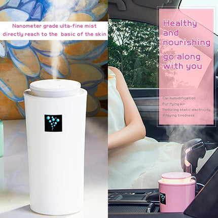 Small-3 2W Humidifier Moisture Meter Moisturizing Instrument with LED Night Light, Water Tank Capacity: 260ml