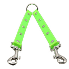 TPU Material Pet Dogs 2 in 1 Tangle-free Traction Rope Double Pet Dog Walking Leash, Length: 25 cm, 25 cm (Green), 2 in 1 (Red)