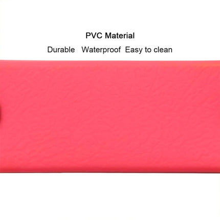 TPU Material Pet Dogs 2 in 1 Tangle-free Traction Rope Double Pet Dog Walking Leash, Length: 25 cm, 2 in 1 (Red)