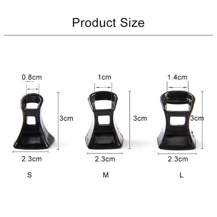 5 Pairs Hard Wearing Anti-slip PVC StoppersShoes High Heel Cover Protectors, Size: M ,Random Color Delivery