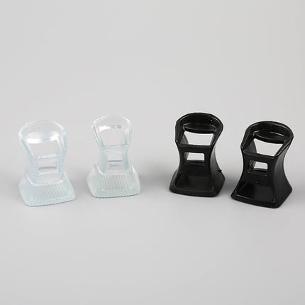 5 Pairs Hard Wearing Anti-slip PVC StoppersShoes High Heel Cover Protectors, Size: M ,Random Color Delivery