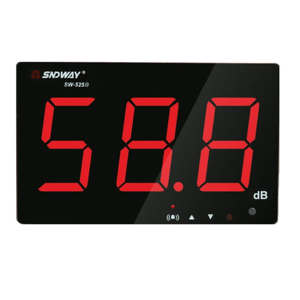 SNDWAY SW525B Wall-mounted DB Sound Level Meter Noise Tester with USB Data Storage Transfer & USB Communication, SW525B