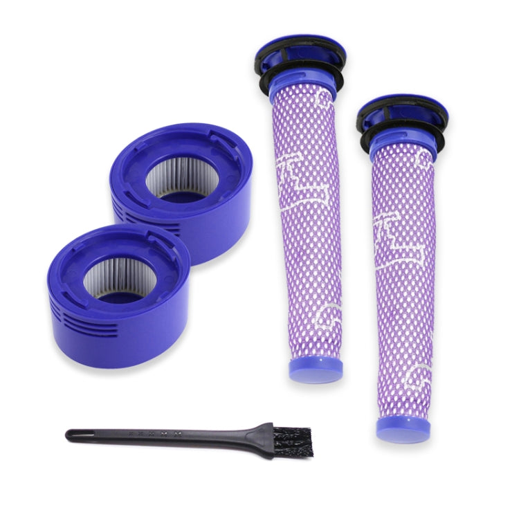 XD936 5 in 1 Pre Filter Core + Rear Filter Core + Cleaning Brush for Dyson V7 / V8  Vacuum Cleaner Accessories, XD936