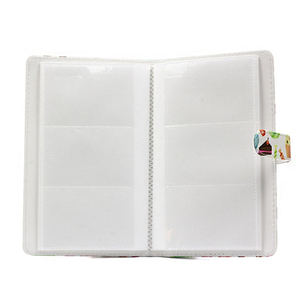 Dessert Pattern 3 inch DIY PU Mini Creativity Insert Type 32 Pages Exquisite Photo Album for Polaroid