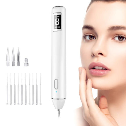 Xpreen XPRE061 Professional Dark Spot Remover Freckle Tattoo Chargeable Wart Mole Remover, with LED Screen and Spotlight