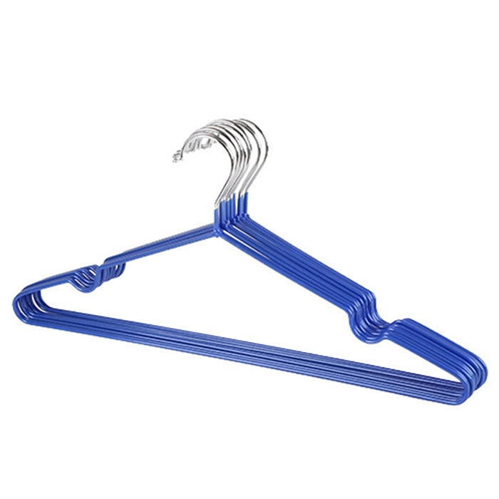 10pcs Household Stainless Steel PVC Coating Anti-skid Traceless Clothes Drying Rack