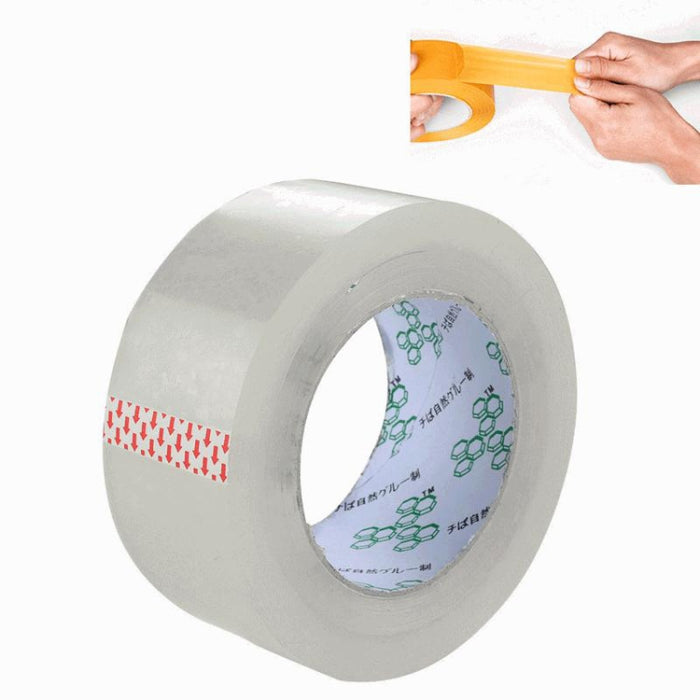 45mm Width 25mm Thickness Package Sealing Packing Tape Roll Sticker, 45mm Width 25mm Thickness (Clear White)