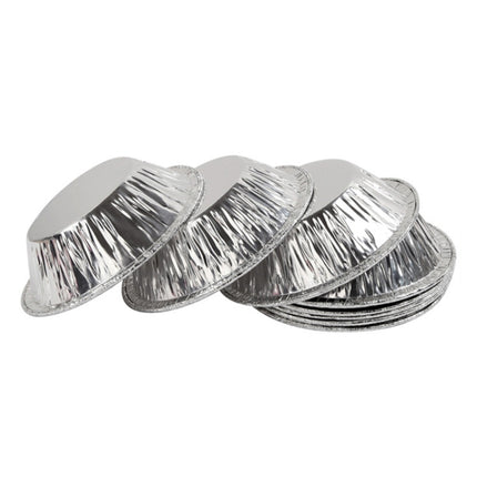 100pcs / Pack Aluminum Foil Egg Tart Cup Cake Holder, Size: 7.5 x 4 x 2cm