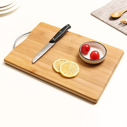 Kitchen Rectangular Bamboo Chopping Block Thickening Cutting Board,  Size: 34cm x 24cm, Size: 34cm x 24cm