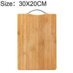 Kitchen Rectangular Bamboo Chopping Block Thickening Cutting Board,  Size: 30cm x 20cm, Size: 30cm x 20cm