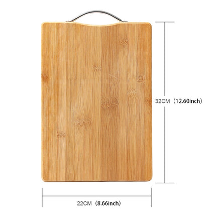 Kitchen Rectangular Bamboo Chopping Block Thickening Cutting Board,  Size: 32cm x 22cm, Size: 32cm x 22cm