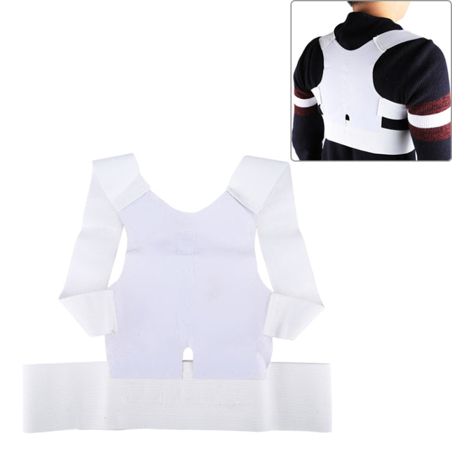 Shoulder Support Bandage Lumbar Sport Back Brace Posture Correction Vest Belt for Men / Women, XL Size