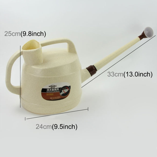 Watering Pot PP Landscape Gardening Supplies Watering Can Long Mouth Watering Irrigation Tools, Capacity: 7L, Random Color Delivery