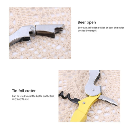 10pcs Multi-function Sea Horse Pattern Stainless Wine Bottle Opener, Can Opener Bottle Opener, Random Color Delivery, Sea Horse Style