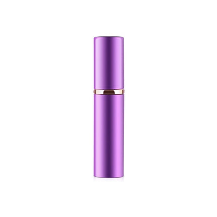 Portable Mini Refillable Glass Perfume Fine Mist Atomizers with Metallic Exterior, 5ml