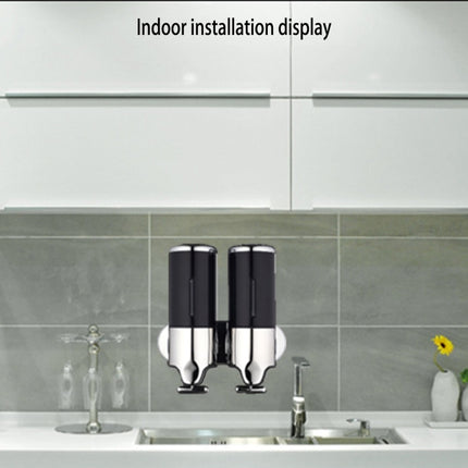 Hotel Shower Manual Dispenser Wall Mounted Washing Liquid Shampoo Soap Bottle, Capacity: 500ml, 500ml/Silver, 500ml/White, 500ml/Dark Red, 500ml/Green, 500ml/Gold, 500ml/Blue, 500ml/Purple
