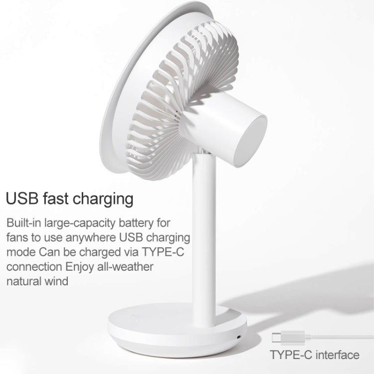 Original Xiaomi Youpin SOLOVE USB Charging Desktop Electric Fan Dormitory Office Mini Fan, with 3 Speed Control, SOLOVE