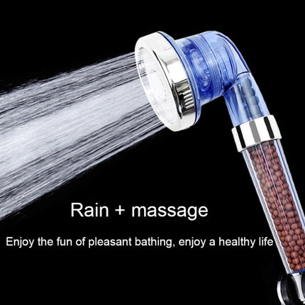 3 Settings Adjustable PC Negative Ions Shower Head, Size: Large, Interface:  2cm