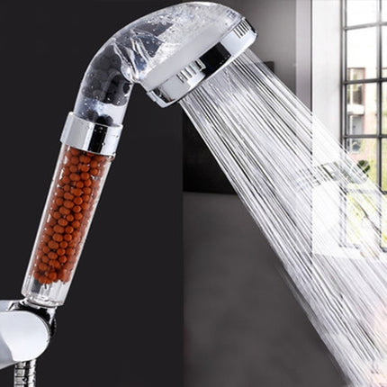 3 Settings Adjustable PC Negative Ions Shower Head, Size: Large, Interface:  2cm