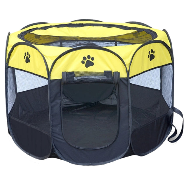 Fashion Oxford Cloth Waterproof Dog Tent Foldable Octagonal Outdoor Pet Fence, S, Size: 73 x 73 x 43cm