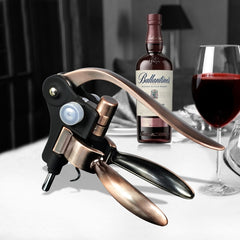 Zinc Alloy + ABS Material Retro Rabbit Shape Bottle Opener Corkscrew Port Wine Bottle Opener, Size: 18 x 14.5 x 4.7cm, Zinc Alloy
