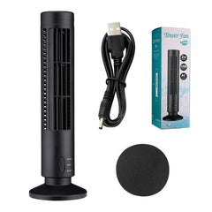 Tower Type USB Electric Fan Leafless Air-conditioning Fan