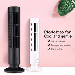 Tower Type USB Electric Fan Leafless Air-conditioning Fan