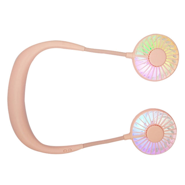 Creative Mini Hanging Neck Type Fan Outdoor LED Fan, F008, F008 (Blue), F008 (White), F008 (Black)