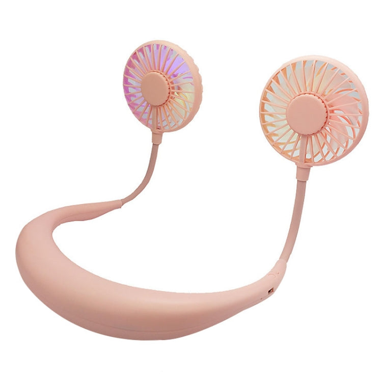 Creative Mini Hanging Neck Type Fan Outdoor LED Fan