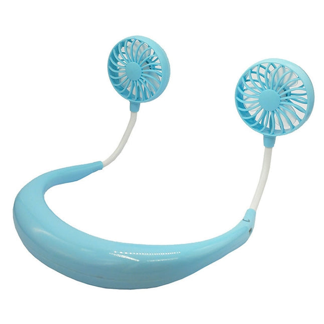 Creative Mini Hanging Neck Type Fan Outdoor LED Fan, F008 (Blue), F008 (White), F008 (Black), F008