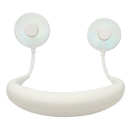 Creative Mini Hanging Neck Type Fan Outdoor LED Fan, F008 (White), F008 (Black), F008, F008 (Blue)