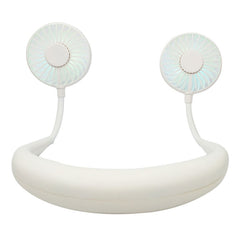 Creative Mini Hanging Neck Type Fan Outdoor LED Fan