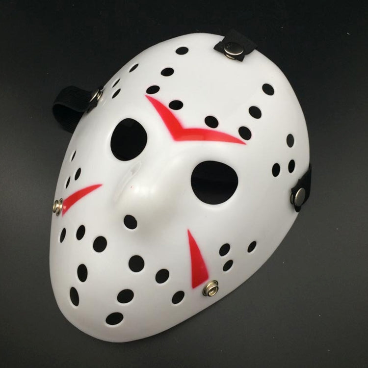 Halloween Party Cool Thicken Jason Mask, Red + White, Silver, Fluorescent Green, Gold