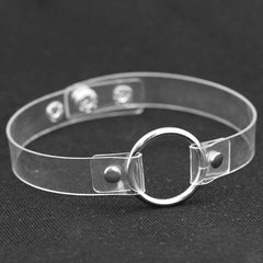 3 PCS Japanese Harajuku Fashion Street-snap Punk Round Nightclub Leather Collar Bracelet, Random Color Delivery
