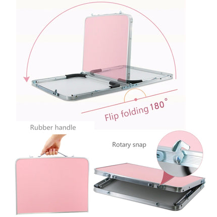 Rubber Mat Adjustable Portable Laptop Table Folding Stand Computer Reading Desk Bed Tray, Rubber Mat (Marble), Rubber Mat