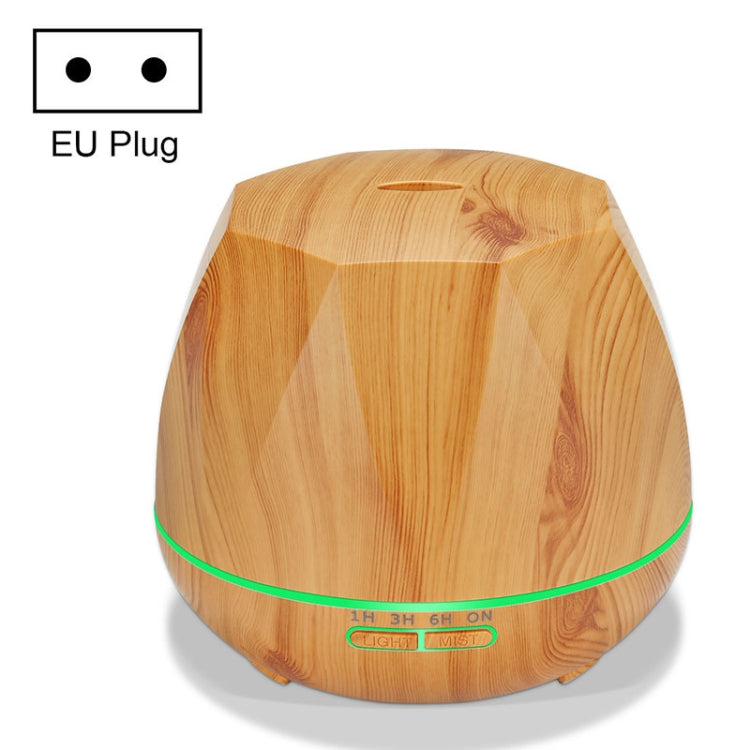 Peach Shape Wood Grain Remote Control Ultrasonic Humidifier Aromatherapy Machine Automatic Alcohol Sprayer with LED Lights, Capacity: 400mL, EU Plug (Dark Wood Color), Diamond Dark Wood Color, Diamond Light Wood Color, Peach Shape Dark Wood Color������...