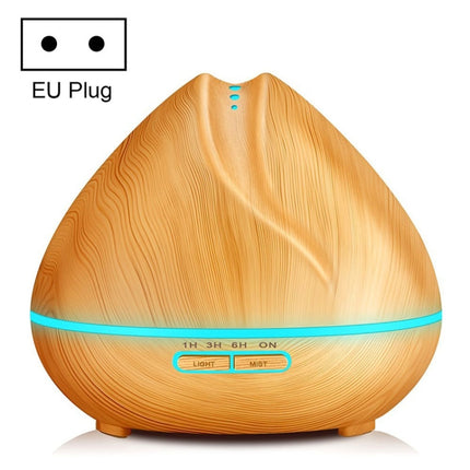 Peach Shape Wood Grain Remote Control Ultrasonic Humidifier Aromatherapy Machine Automatic Alcohol Sprayer with LED Lights, Capacity: 400mL, EU Plug (Dark Wood Color), Diamond Dark Wood Color, Diamond Light Wood Color, Peach Shape Dark Wood Color      ...