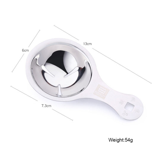 SSGP Stainless Steel Egg Yolk Separator Protein Dividers Spoon with Logo, Egg Yolk Separator