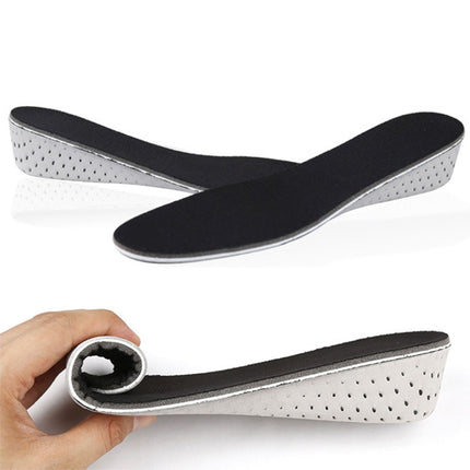 1 Pair EVA Breathable Insert Shoes Height Increase Insoles, Height: 4cm