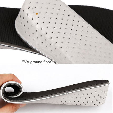 1 Pair EVA Breathable Insert Shoes Height Increase Insoles, Height: 4cm